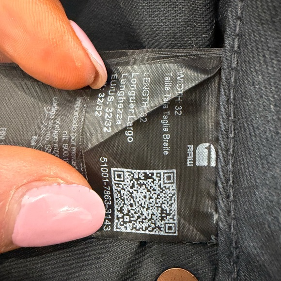 G-Star Men's Charcoal Slim Jeans - Picture 4 of 6